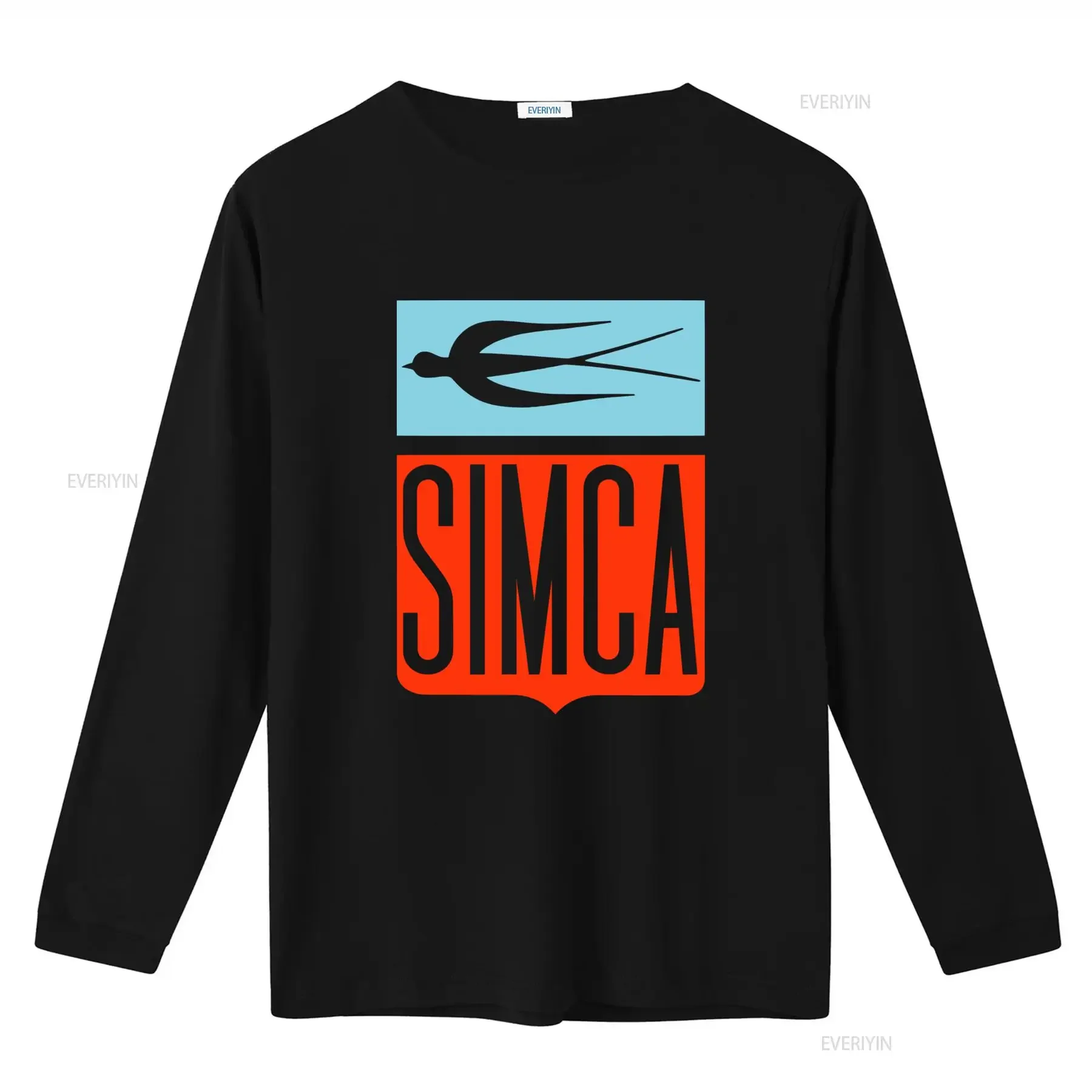 Simca Logo T Shirt B3002 Retro French Car Maker Design Cool Vintage Style vintage Washed homme Versatile Comfortable Unisex
