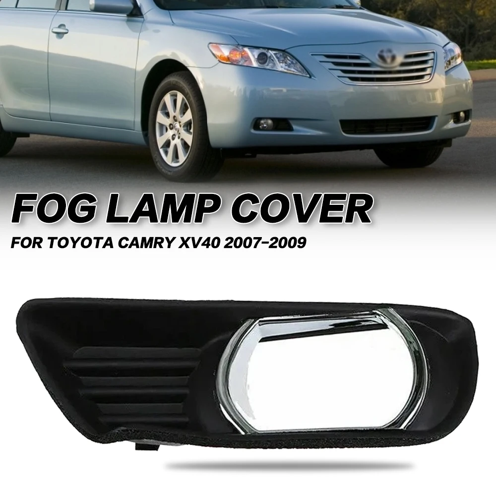 

Front fog lamp cover fog lamp decorative frame suitable for Toyota Camry XV40 2007 2008 2009 chrome fog lamp cover