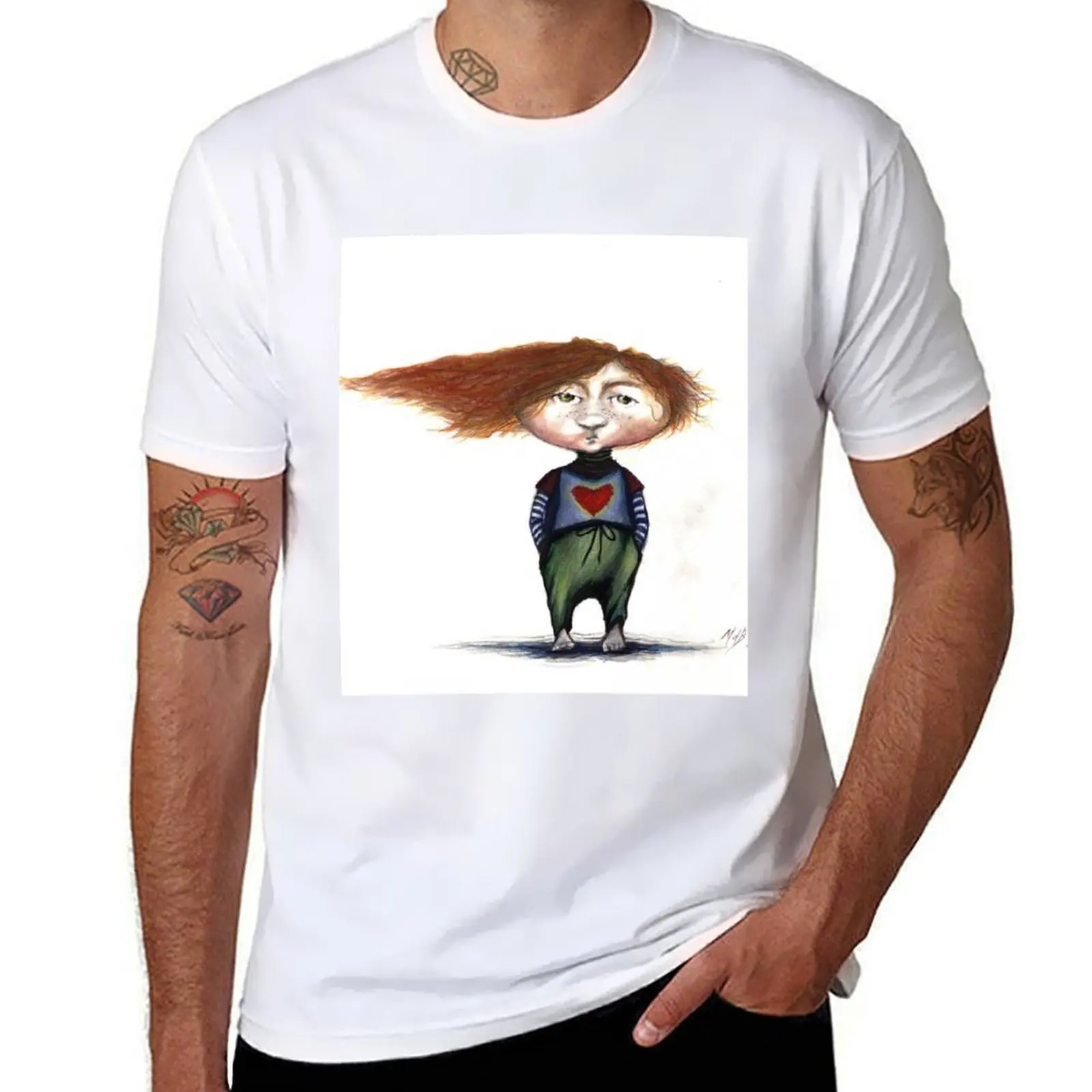 

Red T-Shirt cotton cotton man 100% t funny t shirts Li'l tshirt mens graphic shirts for