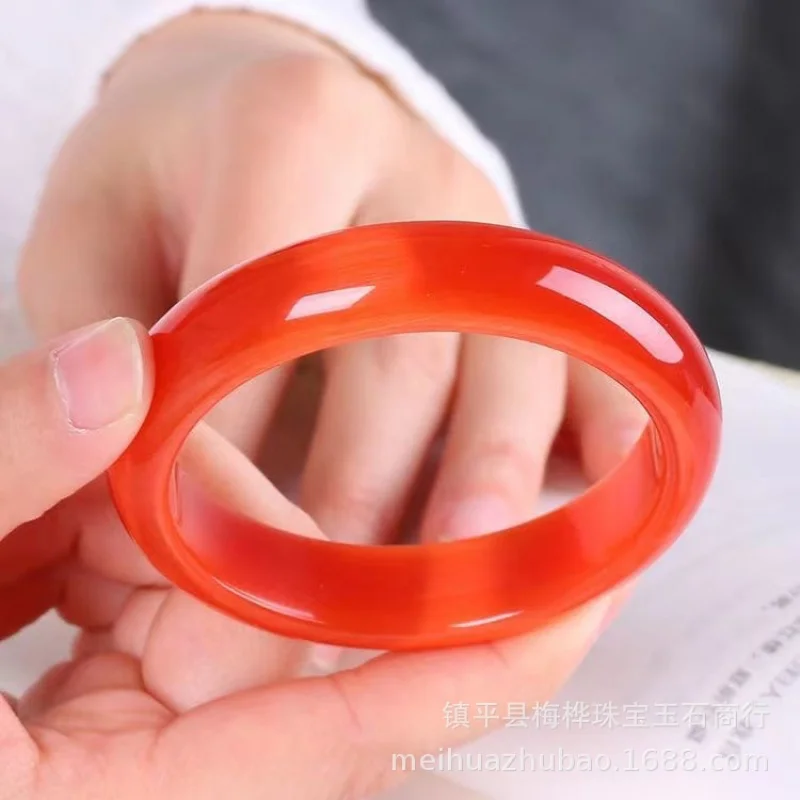 

Persimmon Red Eye Moonlight White High Bracelet Women'S Elegant