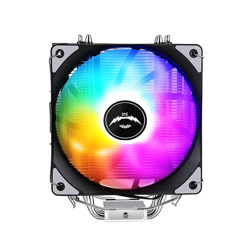 치우아임 120mm RGB 팬 X99 CPU 쿨러 4개 히트파이프 블랙 앤 화이트 인텔 LGA115x 1200 1700 2011-3 2066 AM4 AM5 i7 호환 썸네일 5