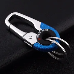 LLavero de negocios para coche, nuevo llavero con hebilla de acero inoxidable, mosquetón para exteriores, escalada para hombres, llavero de coche