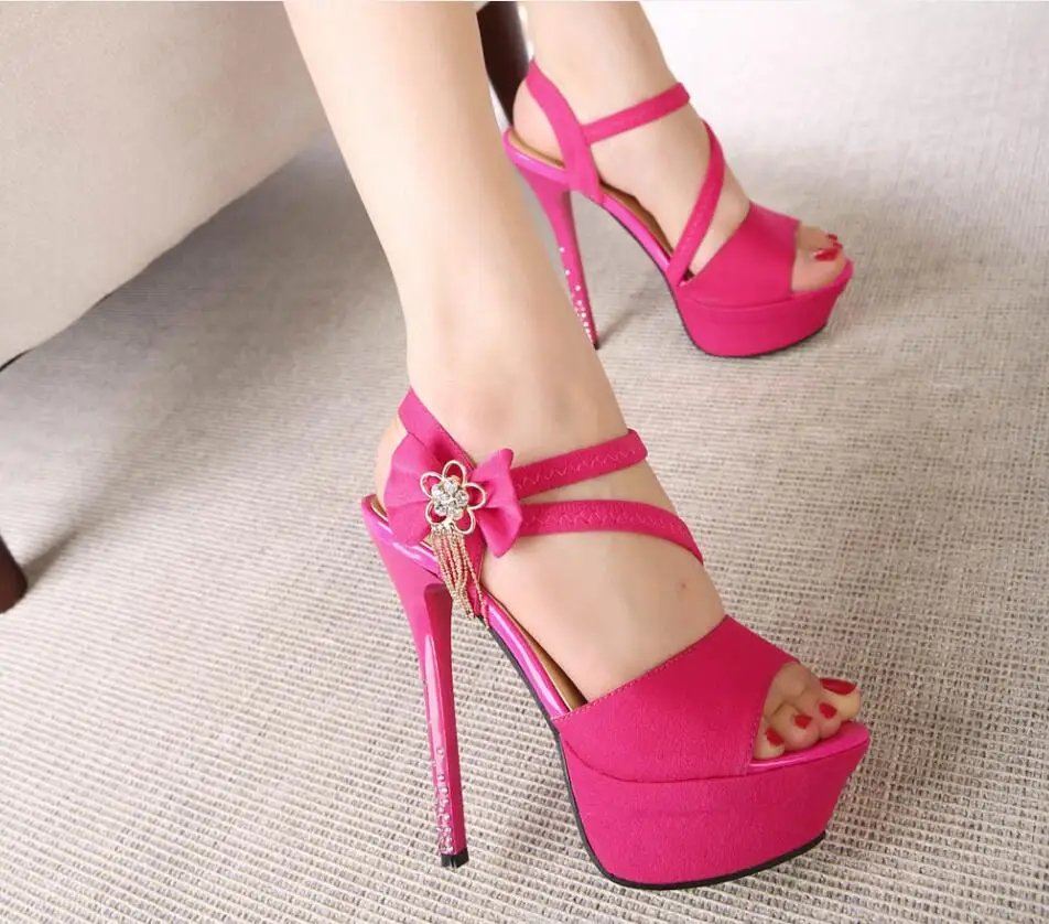 Women sandals pumps Butterfly Wings single shoes One word hollow buckle women sexy peep toe high heel sandals party wedding