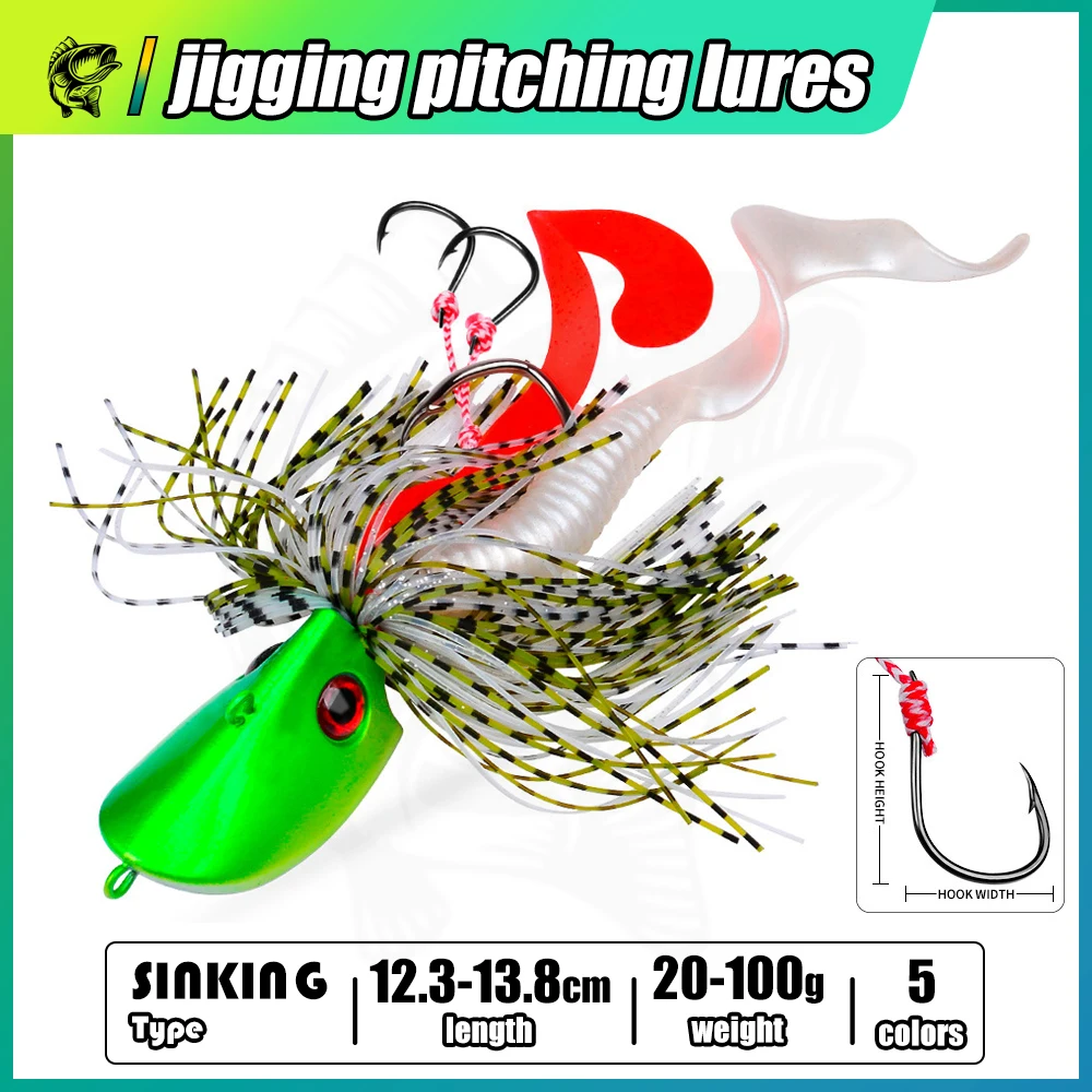 Fishing Lure Blade Bait - Señuelo de jigging con cabeza de
