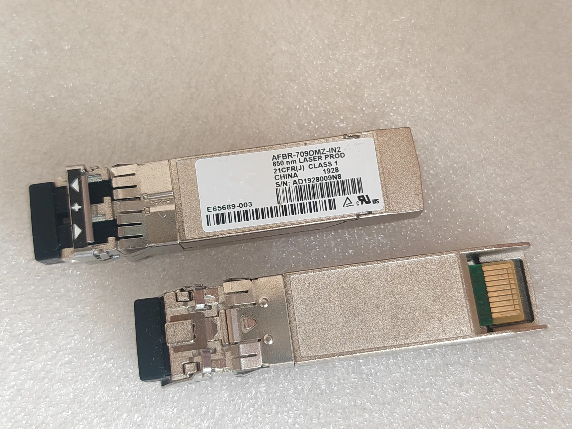 New Sfp 10gb Fiber E10GSFPSR AFBR-709DMZ-IN2 X520 X710 Fiber Optical Network Card Module 10g Network Card/850nm Fiber
