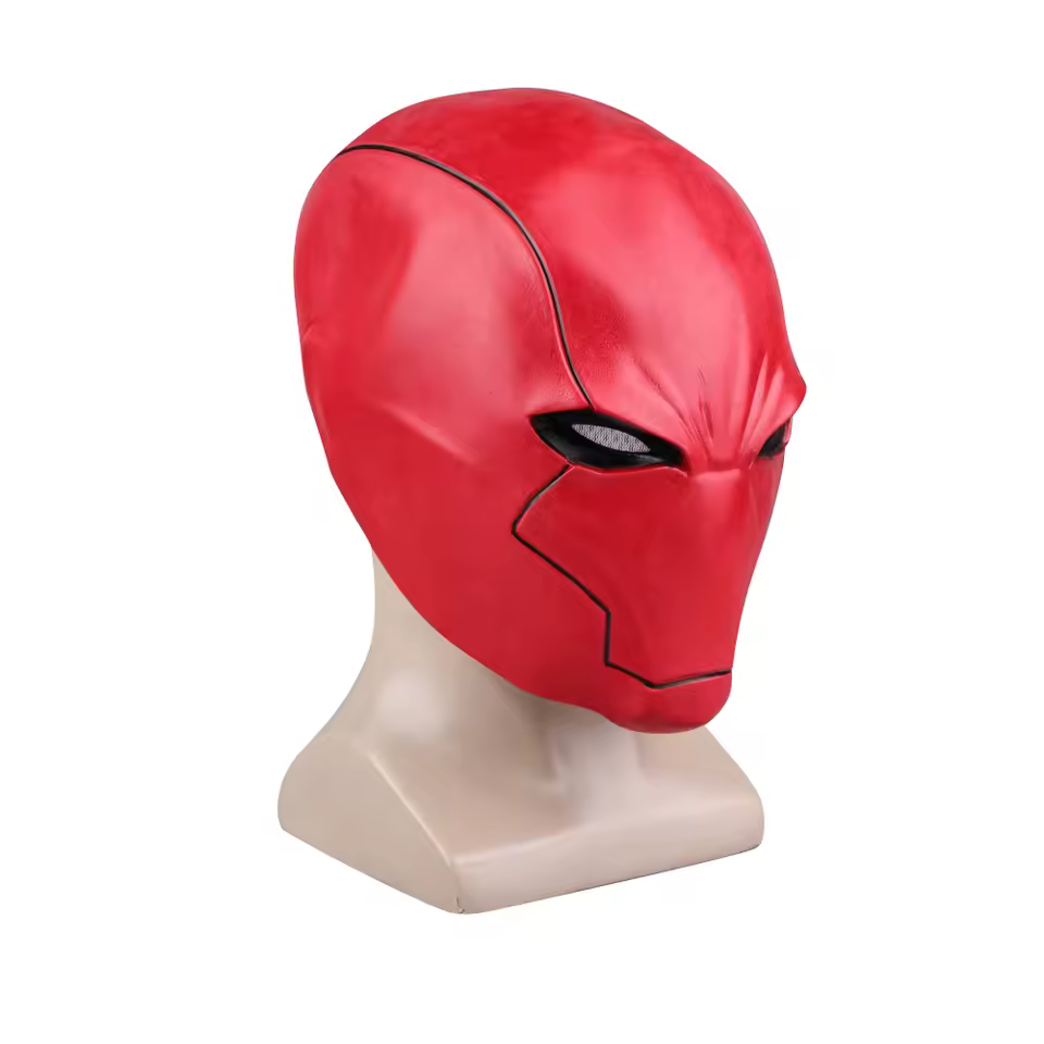 Cosplay Masks Superhero Red Hood Helmet Latex for Adult Man Face Masks Halloween Party Masquerade Carnival Costume Prop - AliExpress 200000532