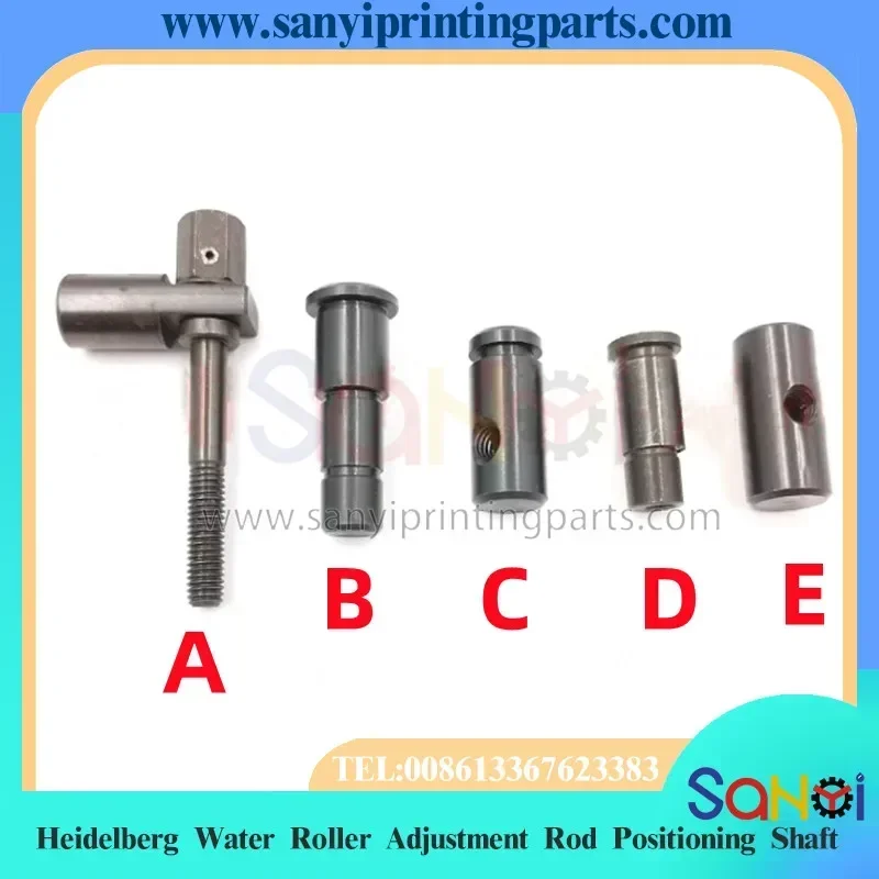 

10 шт., регулирующий стержень Heidelberg, водяной ролик, поворотная рама, штифт, ось позиционирования для деталей печатной машины ﻿