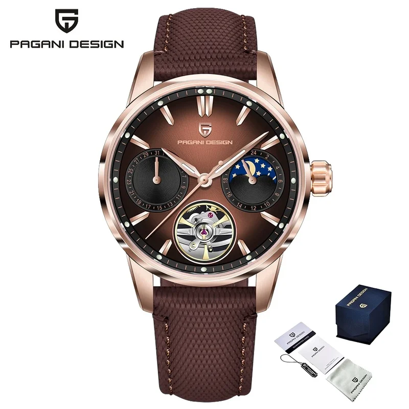 PAGANI DESIGN PD-YS021 |   41mm Pilot Automatic Mechanical Watch, E3255Y Movement, Stainless Steel, 10Bar Waterproof Men's Wrist
