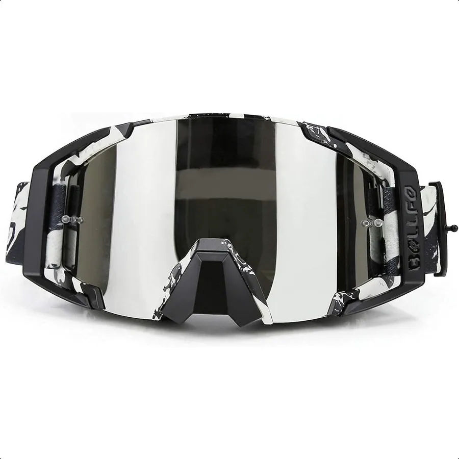 

Motocross Goggles Dirtbike ATV Motorcycle AntiUV Motorbike Ski Goggles AntiSlip Strap Nose Cover Fit Glasses Helmet