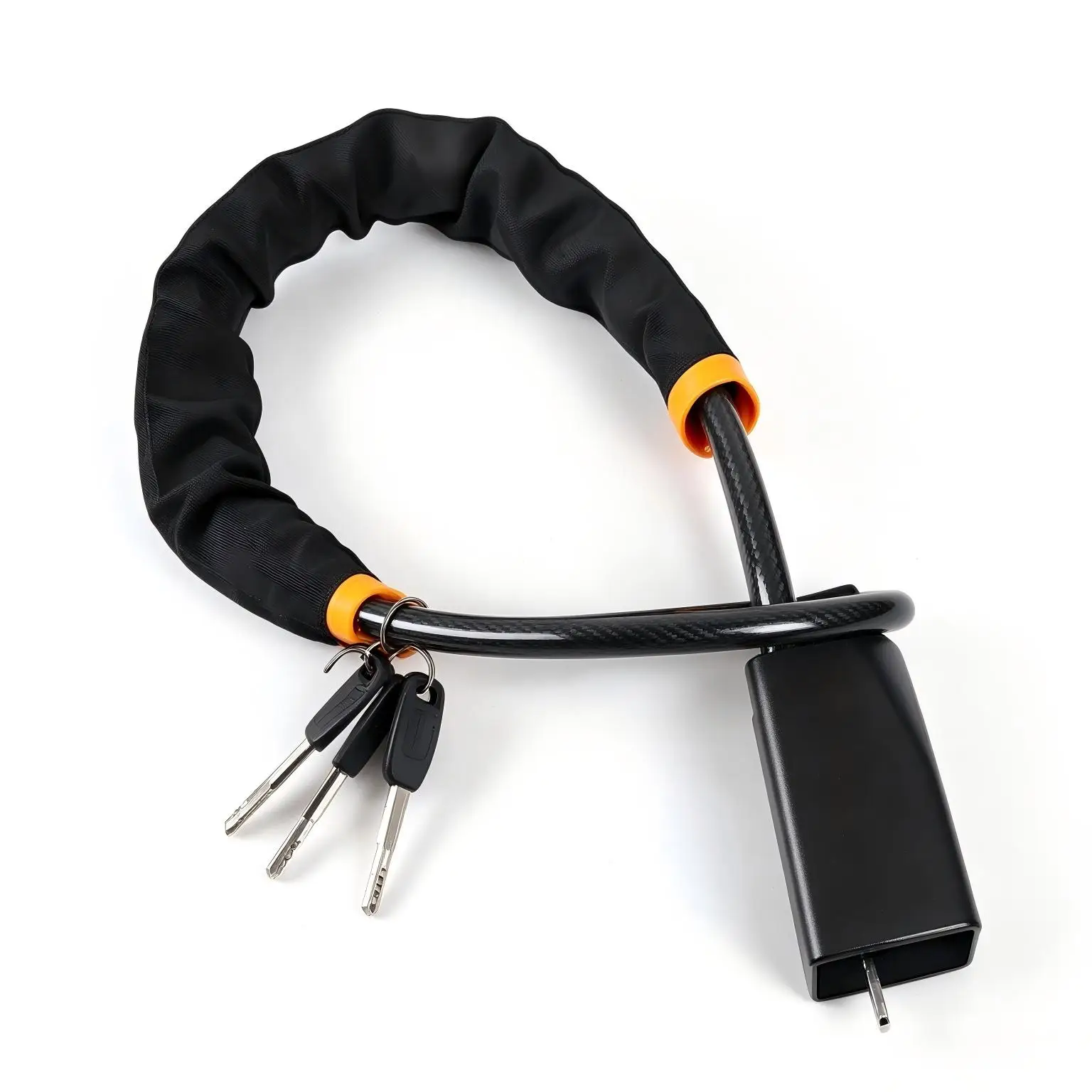 Car Steering Wheel Lock, Seat Belt Buckle Steel Cable Anti-Theft Lock, Security Locking Device for Vehicle Anti Theft Protection