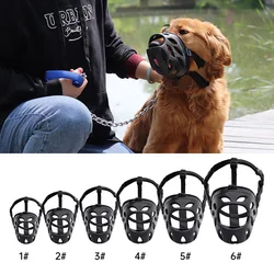 Six Sizes Pet Dog Muzzle for Small Medium Large Oversized Dogs Breathable Leaky Nose Anti-Biting Barking Chewing Pets Muzzles