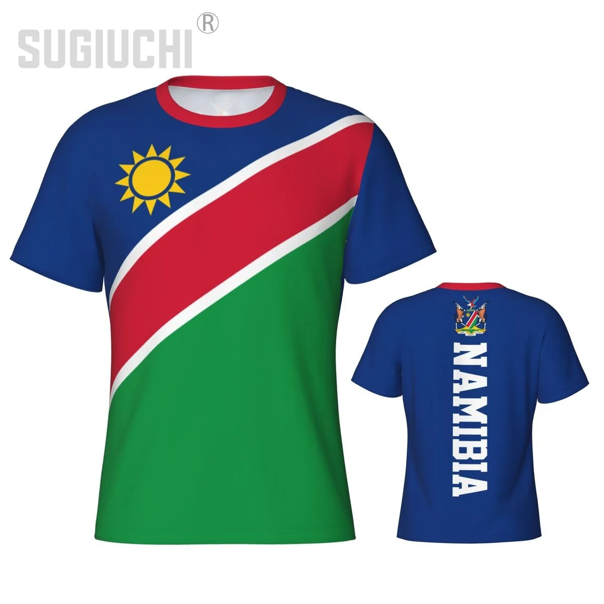 Tight Sports T-shirt Namibia Flag Namibian 3D For Men Women Tees jersey Clothes Soccer Football Fans Gift Patriotic T shirt