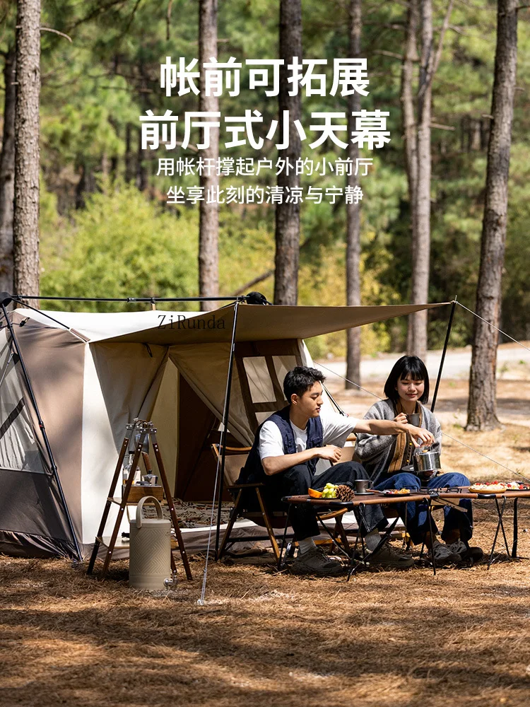 Cotton automatic tent outdoor camping camping folding quick opening disaster relief tent