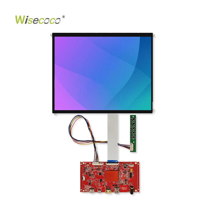 Wisecoco 9.7 Inch TFT LCD Display 2048x1536 2K High Resolution EDP LCD Module with Driver Board