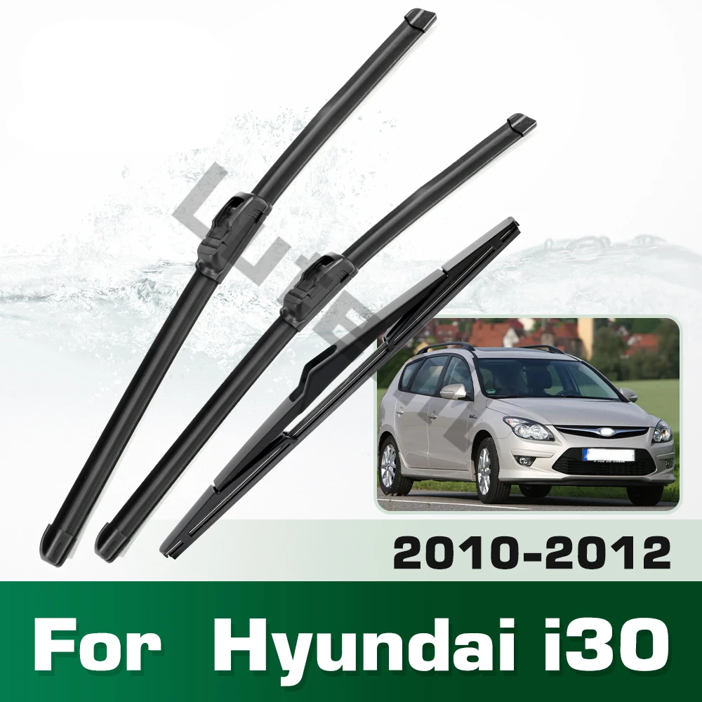 Wischer vorne und hinten Wischer blätter Set Kit für Hyundai i30 fd 2010-2012 Windschutz scheibe Windschutz scheibe Fenster bürsten 24 "18" 12"