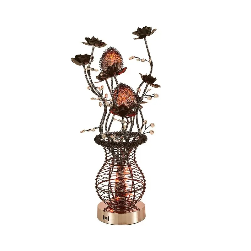 

New wedding table lamp, new warm and romantic small table lamp for wedding festivals, bedroom live atmosphere lamp