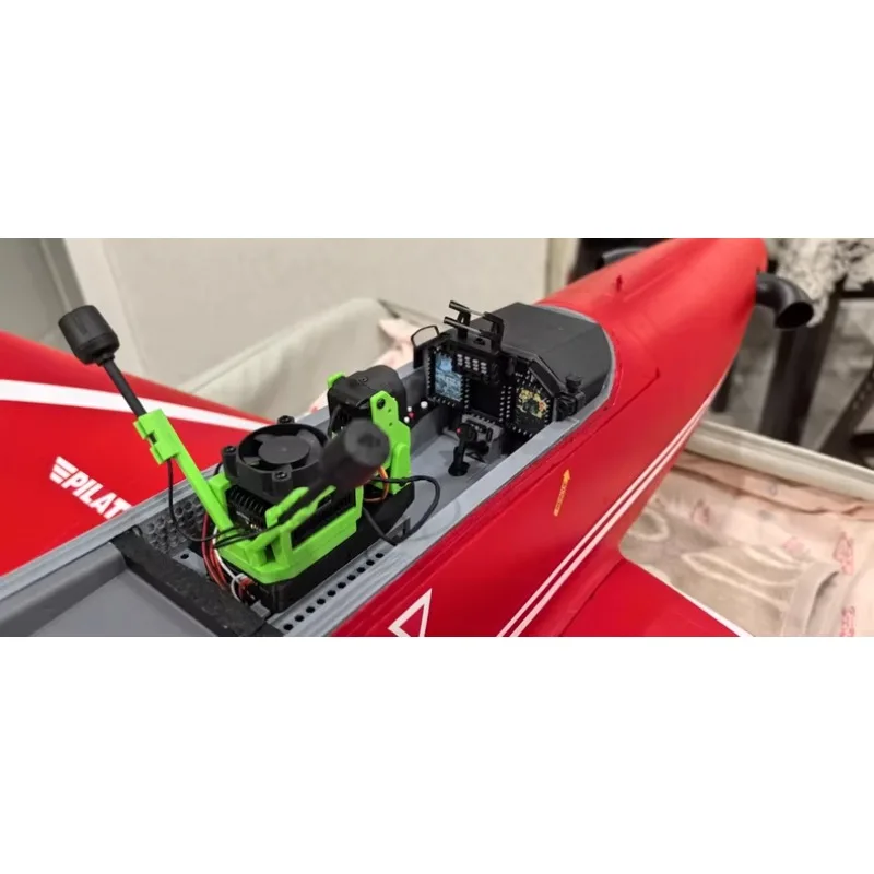 FMS PC21 Scale Cockpit,Upgraded 3D Printed Color Cabin,Support DJI O3 O4 FPV VTX, First Person Driving Experience Upgrade Parts