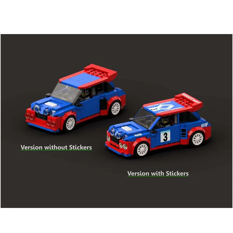 

MOC-104635 Новый классический спортивный гоночный автомобиль 1990-х годов, модель строительного блока 396 деталей MOC, креативная детская игрушка на день рождения для мальчиков, подарок