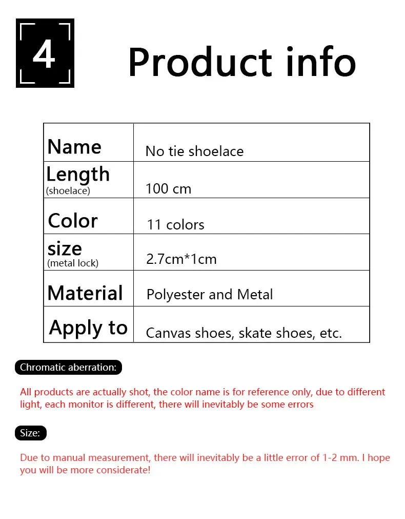 11 Farben Elastische Schnürsenkel für Sneaker, Flache Schnürsenkel ohne Binden, Metall-Kreuzverschluss, Bequeme Schnürsenkel, Gummiband, Unisex – Detail 7