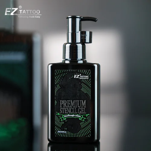 Imagen 2 del producto Plantilla EZ Tattoo PREMIUM, cremas de transferencia de Gel, solución, plantilla de tatuaje, plantilla de Gel, crema mágica para papel adhesivo de transferencia