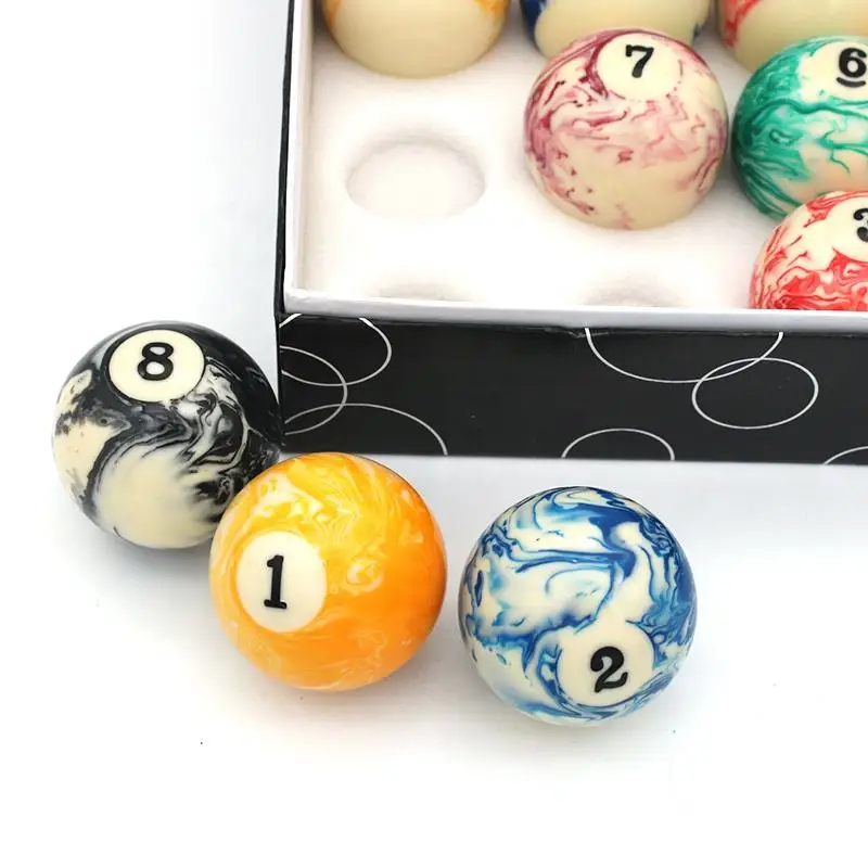 

Оптовая цена хорошее качество мраморный 2-1/4 "57 мм бильярдный шар 16 шт./кор. для продажи