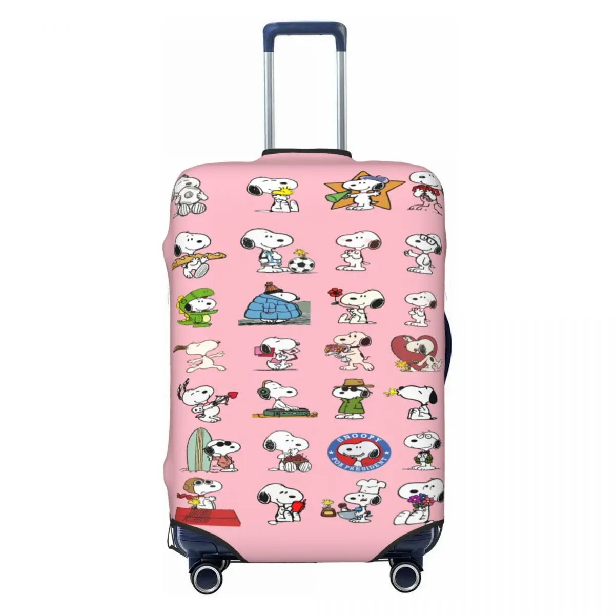 

Custom S-snoopys Animated Cartoon Luggage Cover Protector Cute Travel Suitcase Covers for 18-32 Inch