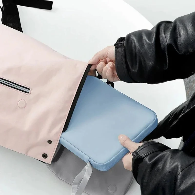 حقيبة يد كم حافظة لجهاز IPad 10th 10.9 غطاء حقيبة 10.2 7/8/9th Pro 11 Mini 6 Air لشاومي سامسونج سحاب مقاوم للماء الحقيبة #6