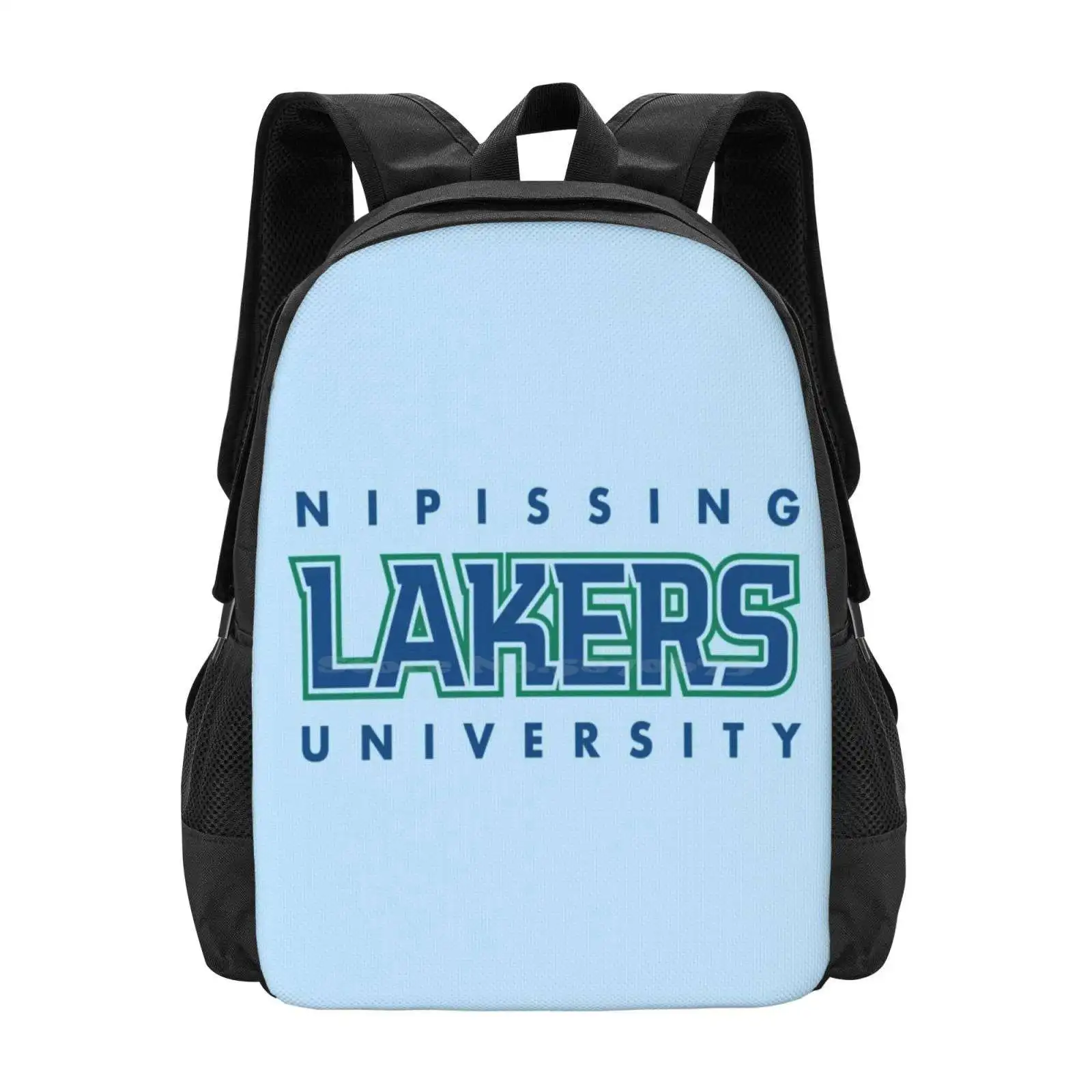 Nipissing Univ Art Logo1 3D Print Design Backpack Student Bag Nipissing Logo Nipissing Design Nipissing Fans Nipissing Team