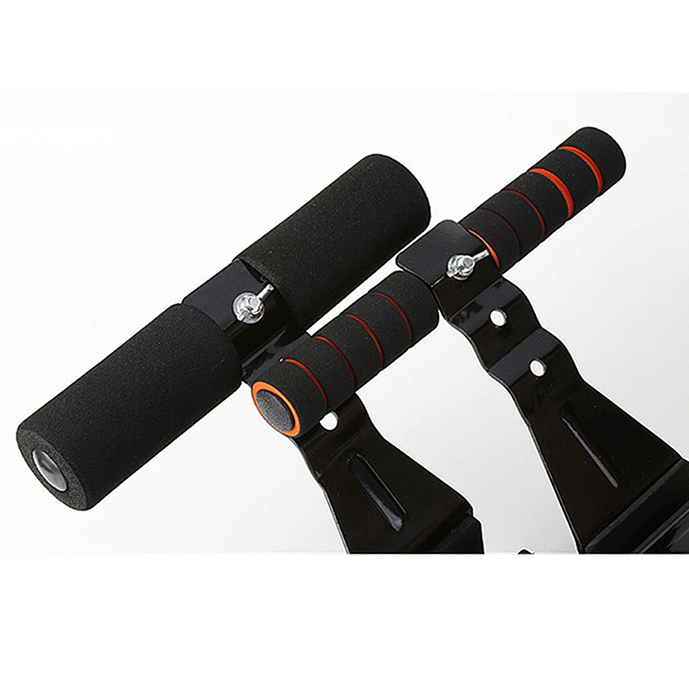

Abdominal Trainer Sit-Ups Tool Adjustable Bar For Crunch Push-Up Leg Kick Indoor Muscle Training Black