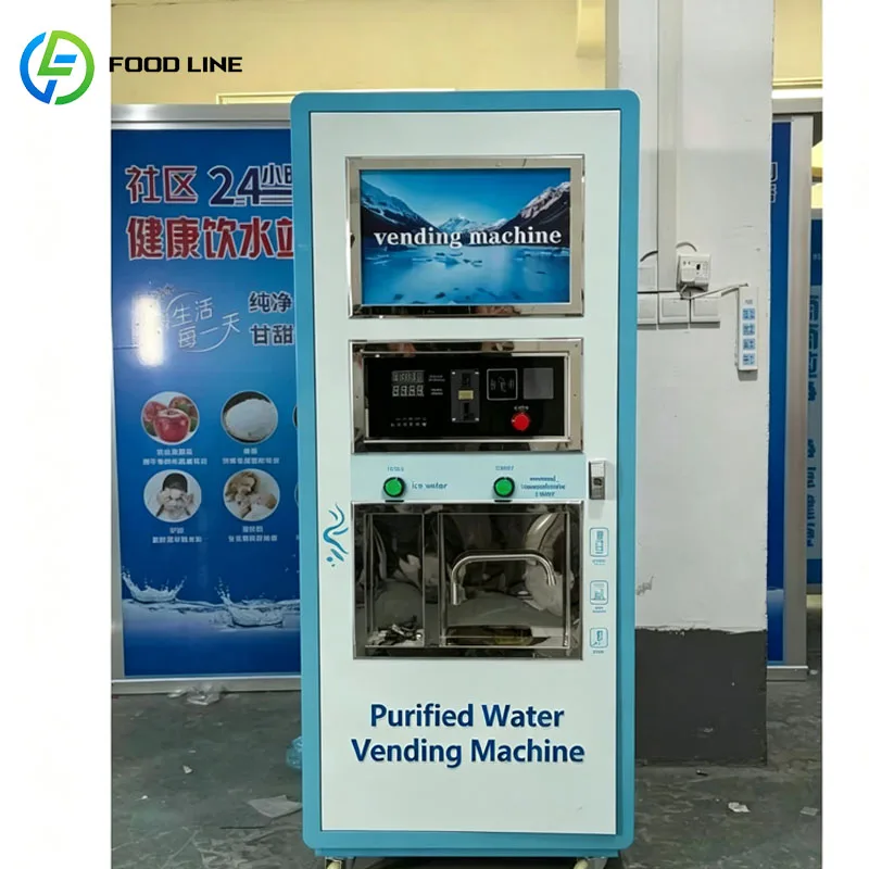 RO Water Vending Machine Pure Water Refill Dispenser Self Service Automatic Equipment Customized