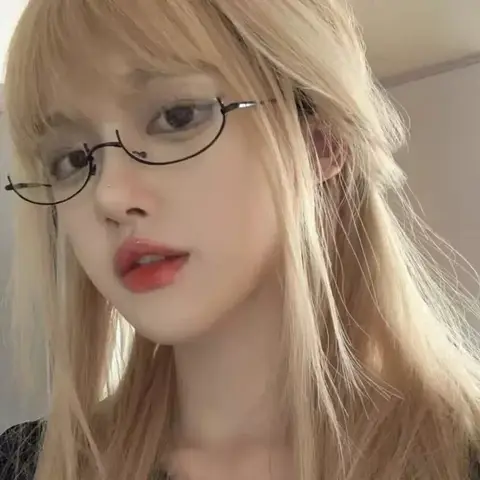 Y2K 하프 프레임 안경 렌즈 없음 소녀 세련된 하라주쿠 코스프레 파티 패션 장식 안경 금속 사진 가짜 안경