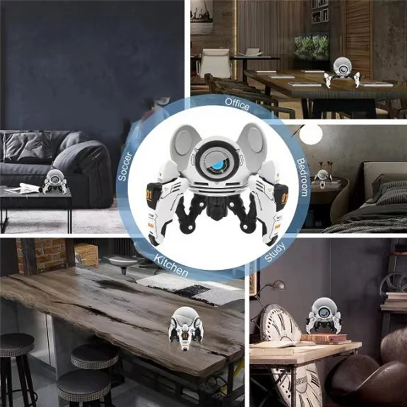 AT12 لحامل Homepod الصغير لـ Echo Dot 4Th/5Th Gen، حامل مكبر صوت لسطح المكتب موفر للمساحة Alexa Dot 4Th/5Th Gen
