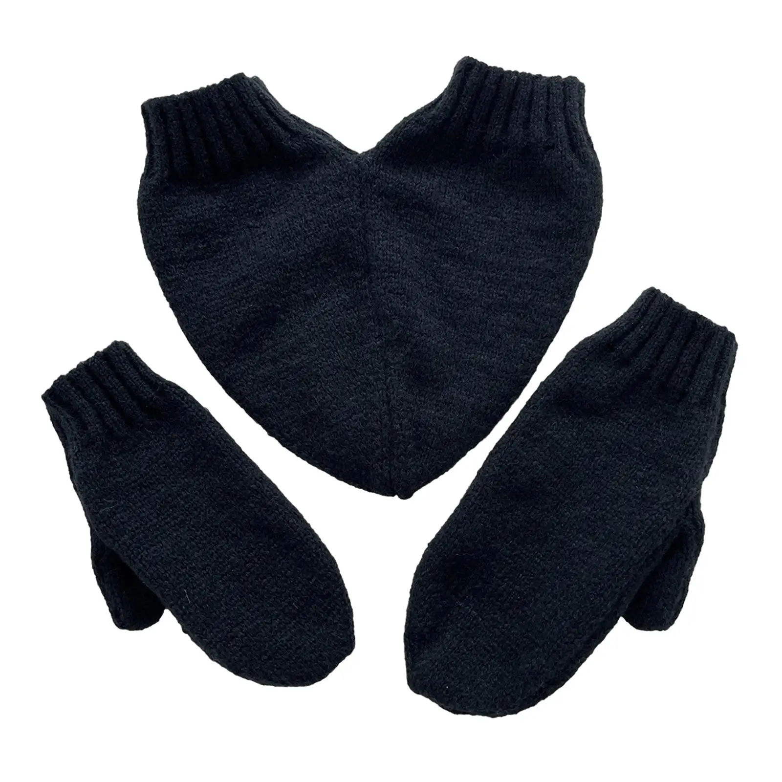 أساسيات الشتاء للأزواج الحب عقد الأيدي قفازات محبوكة قفازات الخريف الطقس البارد القفاز قفازات يندبروف الحرارية الأسود