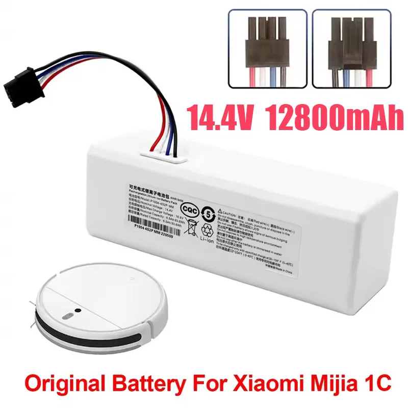 

Оригинальный аккумулятор P1904-4S2P-MM 14,4 В 12800 мАч для Xiaomi Mijia 1C STYTJ01ZHM, аксессуары для робота-пылесоса, швабры, оригинальные детали