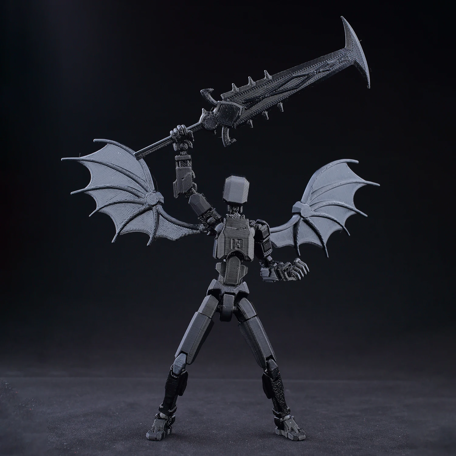 Lucky13 13 عارضة أزياء قابلة للوضع لفيلم توقف الحركة ثلاثية الأبعاد مطبوعة مفصلية الشكل لتقوم بها بنفسك نموذج حرفي للفنانين