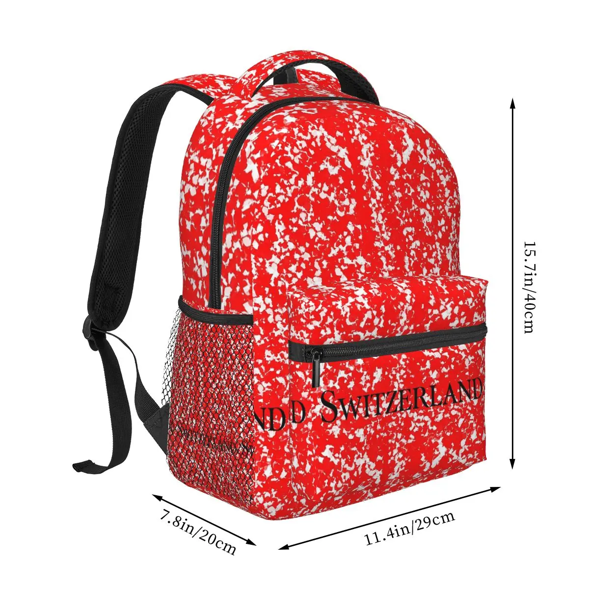 Swiss suíça bandeira mochilas meninos meninas bookbag estudantes sacos de escola dos desenhos animados mochila de viagem bolsa de ombro grande capacidade