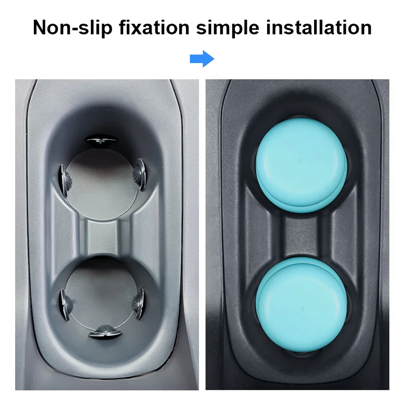 BLALION Shock-Absorbing Water Cup Limiter Cup Stopper Car Cup Holder Insert Small Footprint Good Shock Absorption For Bottle