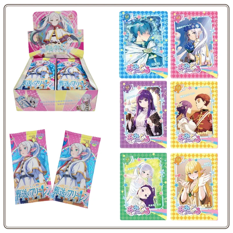 新品オリジナル「フリーレン：旅の終わりを超えて」コレクションカード、流行アニメコレクションカードパック、周辺グッズ、日替わりギフト