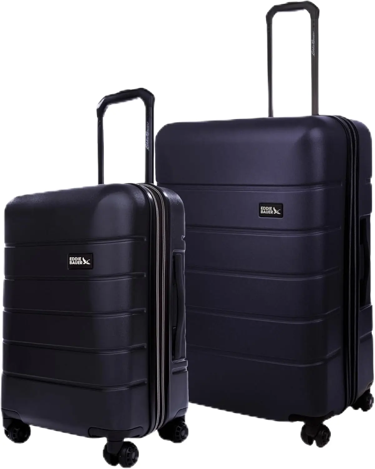 Glacier Hardside | Spinner Wheels | Expandable | Lightweight | Durable | Travel Essentials, Storm, 2-Piece Luggage Set