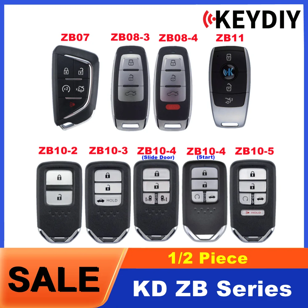 

Универсальные смарт-ключи серии KEYDIY KD ZB, 1/2 шт., ZB07 ZB08 ZB10 ZB11 для Audi/Honda/Benz