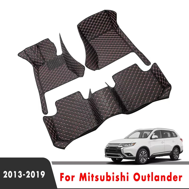 

Автомобильные коврики на заказ для Mitsubishi Outlander 2018, 2017, 2016, 2015, 2014, 2013 (5 мест), коврики, коврики, чехлы для стайлинга автомобильного интерьера