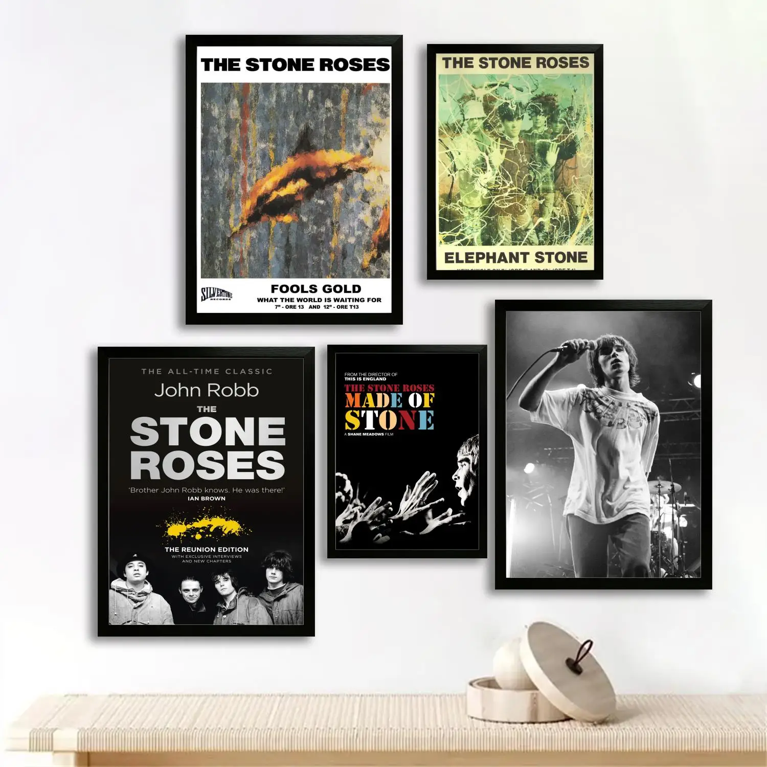 The Stone Roses Canvas Art Poster and Wall Art, Picture Print, Modern Family, Bedroom Decor, Posters,Decorative painting