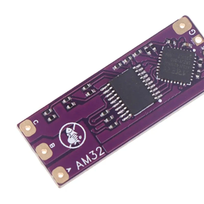 2-4S 32 بت ESC AM32 40A منظم سرعة عالي الطاقة يدعم إشارة PWM لطائرة نموذجية زاحفة