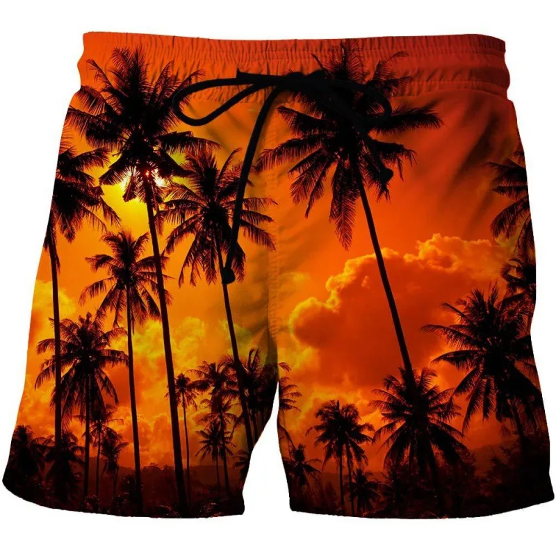 

Новые летние пляжные брюки, мужские шорты, трендовые свободные повседневные прямые шорты, быстросохнущие брюки для серфинга на шнуровке, плавки