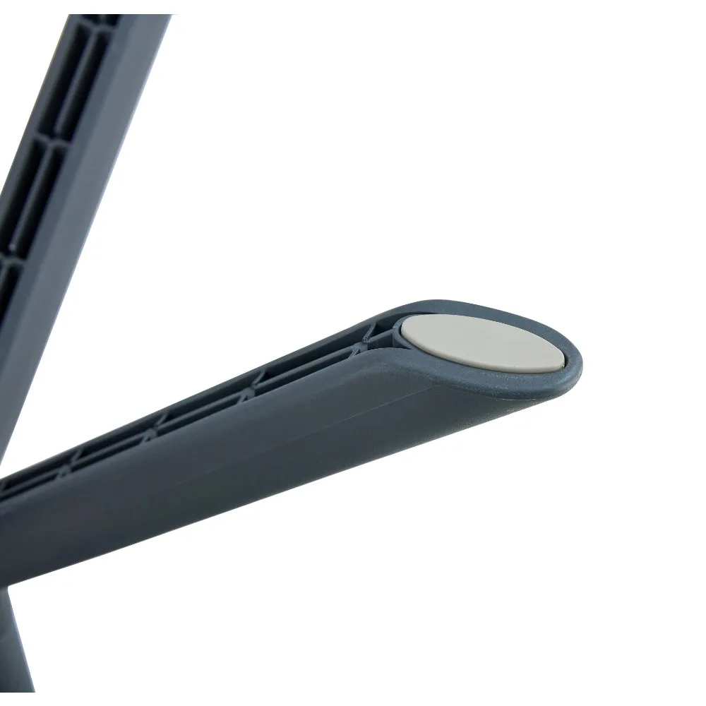 طقم بيسترو بلاستيك المحيط مكون من 3 قطع من الفحم المعاد تدويره GRS كراسي فناء ممتازة قابلة للتكديس طاولة صديقة للبيئة في الهواء الطلق وحديقة المقهى