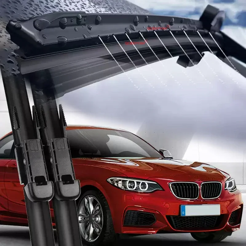 2PCS Car Modify Windshield Water Spray Wiper Auto Wet Arm Wiper Accessory For BMW 2 Series G42 F44 F45 F46 F22 F23 2014 -Present