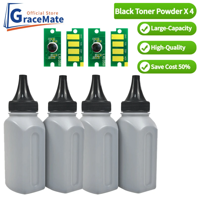 GraceMate Black Toner Powder Compatible for Xerox Phaser 6510 Toner Cartirdge WorkCentre 6515 6515dni Extra Capacity Printer