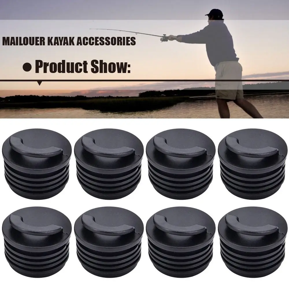 4pcs Marine Boat Rubber Kayak Rafting Parts Scupper Holes Plugs Bung Rubber Drain Holes Plugs Scupper Stopper