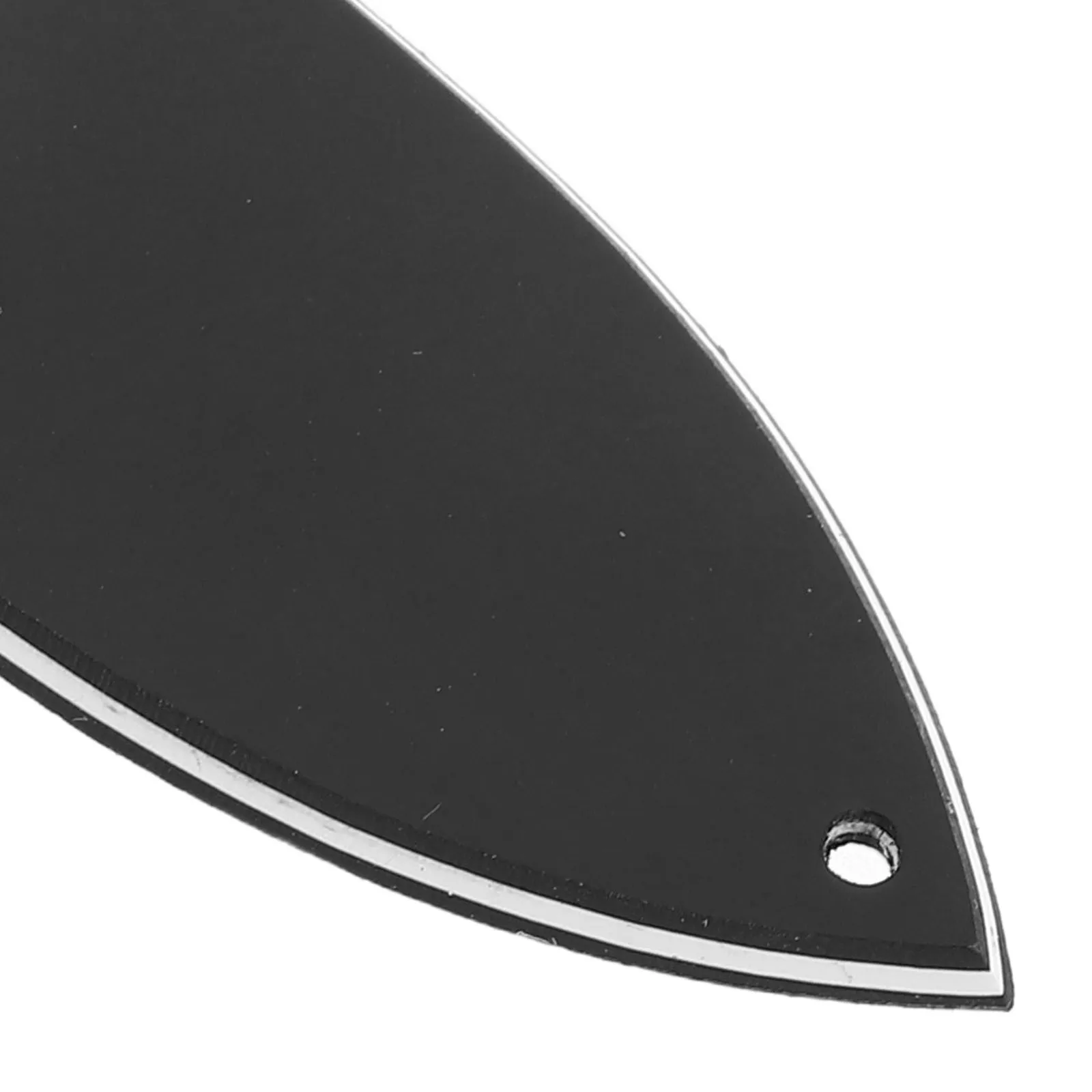 Accesorios para bajos eléctricos, cubiertas de varilla de armadura para guitarra, repuesto de placa de esquina de punta de 1 orificio, afinación de protección de cuello de plástico, 8 Uds.