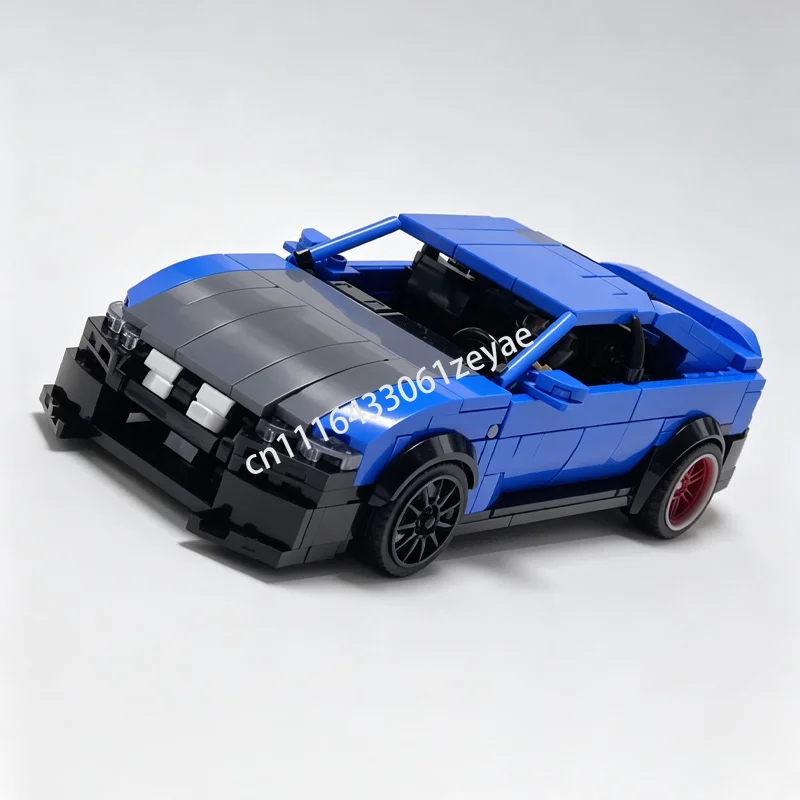 459PCS Racing Sports Car MOC Custom Building Blocks Model Creative Assembly Educational Toy Collection Display Performance Gift